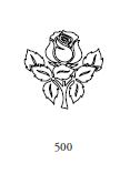 Dekor 500, Ros med blad