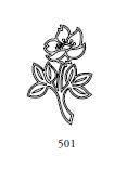 Dekor 501, blomma